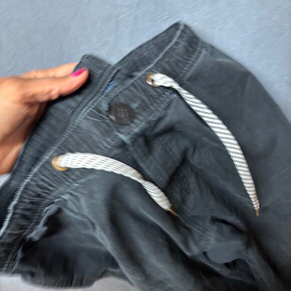 George Mens Black Jogger Pants Size L Elastic Waist Zip Pocket Skater Streetwear - Picture 13 of 14